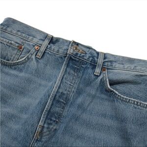 Re/Done 90s Comfy Denim Jeans w/ Rips Size 29 in Sunfaded Destroy Blue